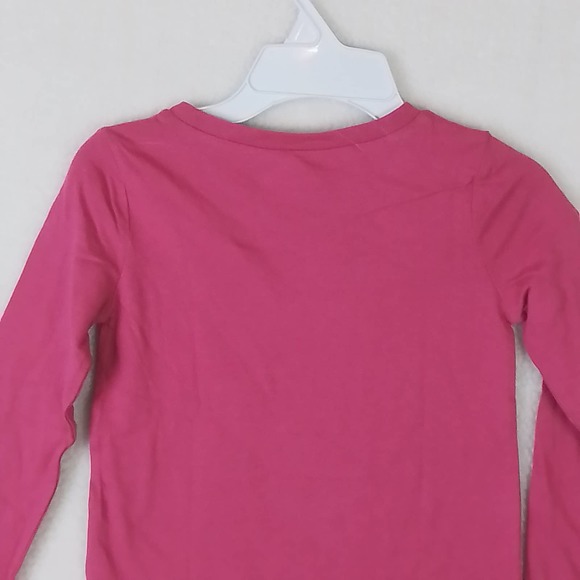 Oshkosh Long Sleeve Cotton Tee Girl's Size 3T in Pink w/ Graphic Design - Picture 6 of 10